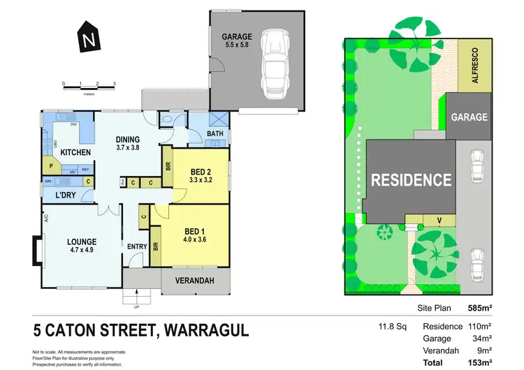 Floorplan of Homely house listing, 5 Caton Street, Warragul VIC 3820