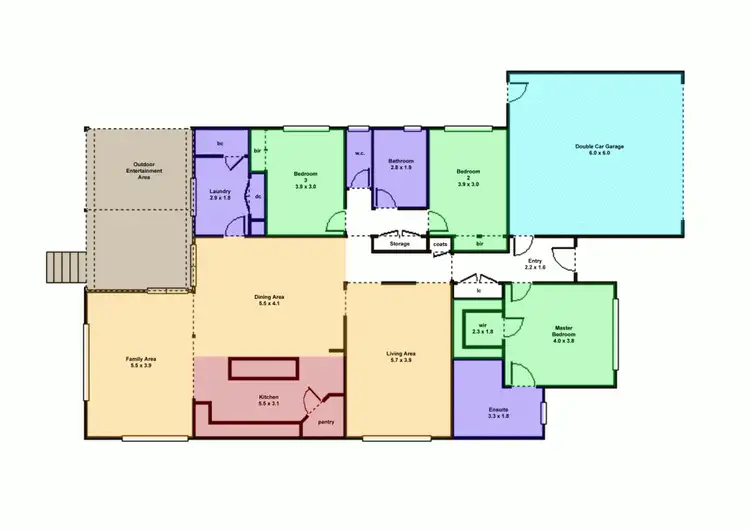Floorplan of Homely house listing, 3 Falkirk Road, Nerrina VIC 3350