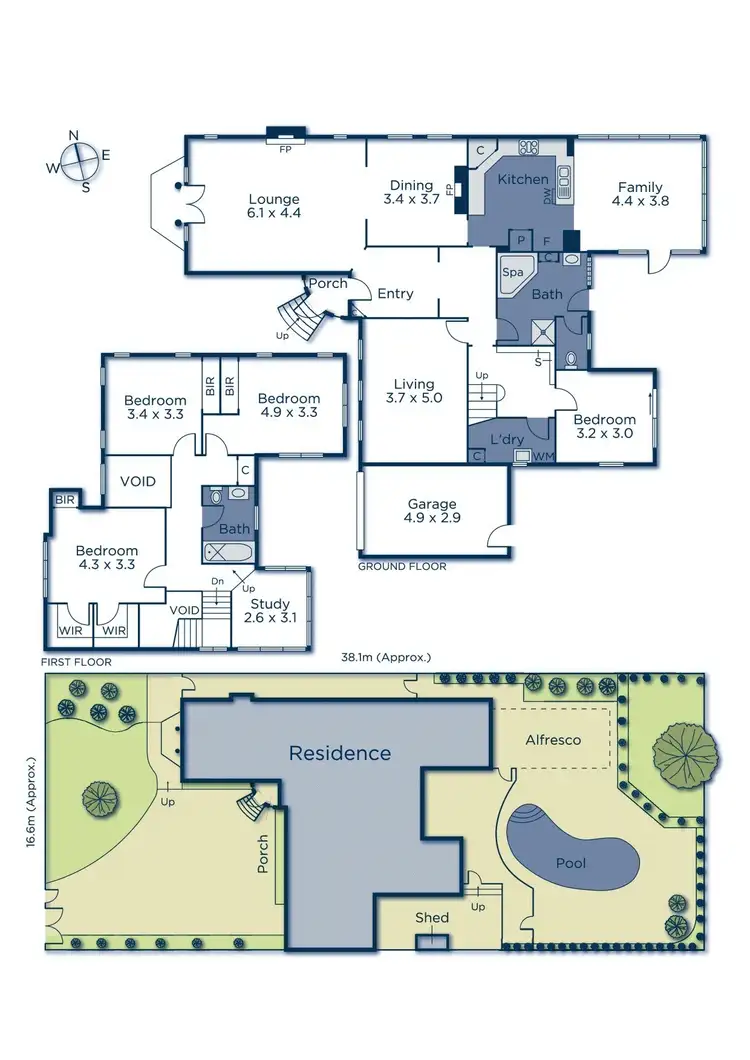 Floorplan of Homely house listing, 3 Sinclair Avenue, Glen Iris VIC 3146