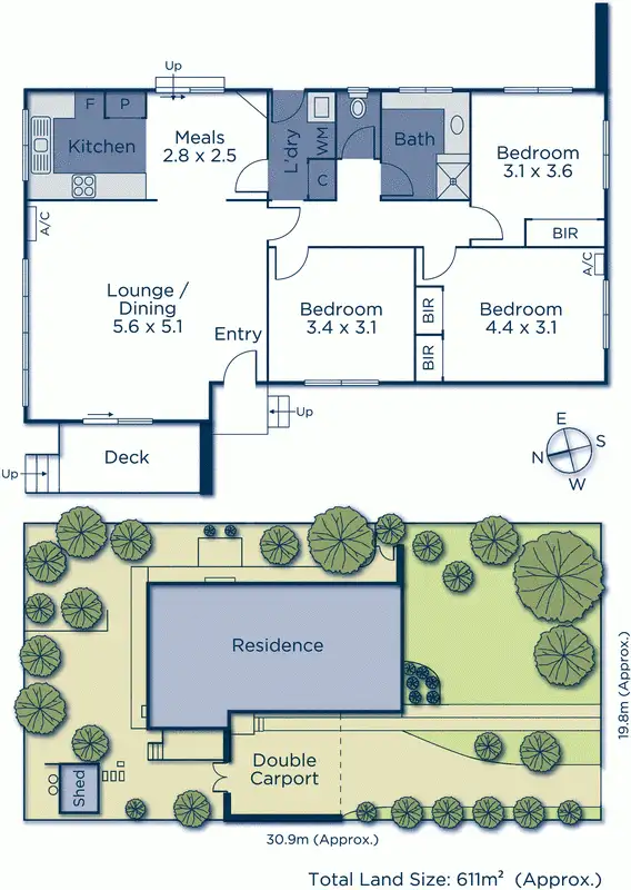Floorplan of Homely house listing, 81 Katrina Street, Blackburn North VIC 3130