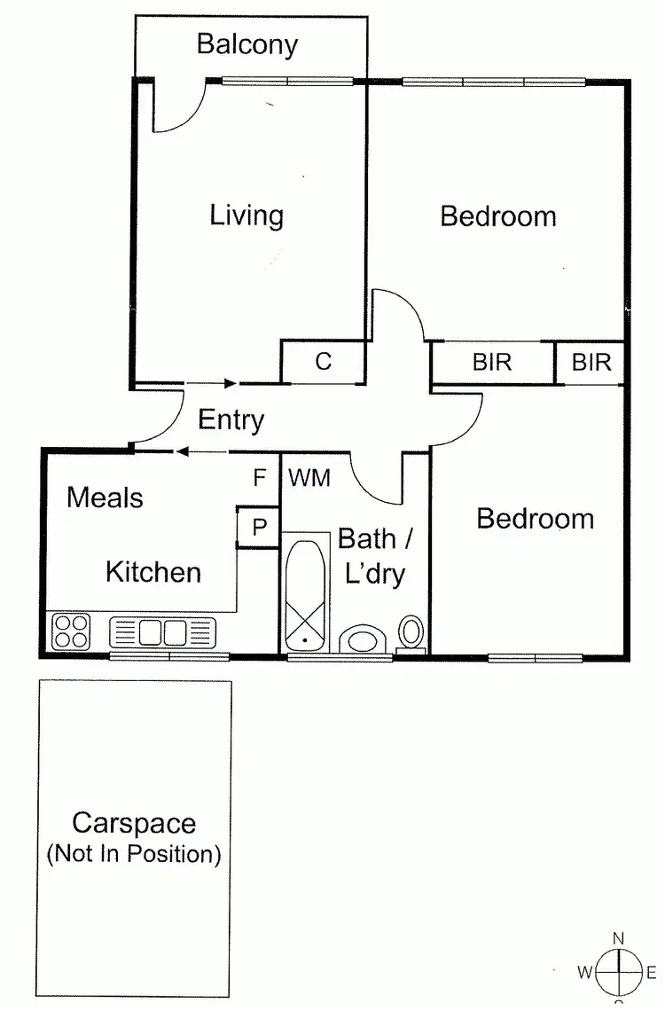 Floorplan of Homely apartment listing, 3/57 Westbury Street, St Kilda East VIC 3183