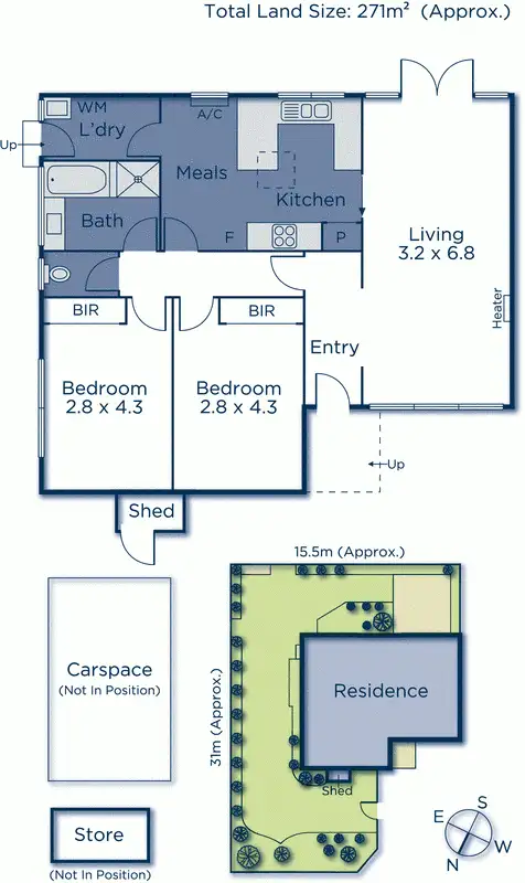 Floorplan of Homely unit listing, 8/273 Canterbury Road, Bayswater North VIC 3153