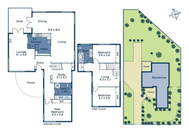 Floorplan of Homely house listing, 5 Loddon Street, Box Hill North VIC 3129
