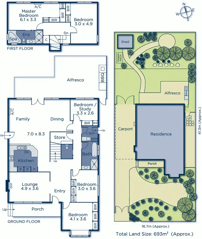 Floorplan of Homely house listing, 11 Rosstrevor Crescent, Mitcham VIC 3132