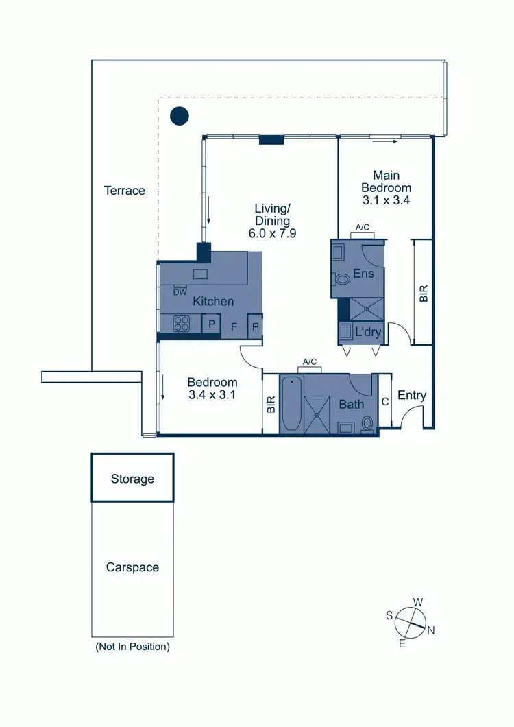 Floorplan of Homely apartment listing, 308/770B Toorak Road, Glen Iris VIC 3146