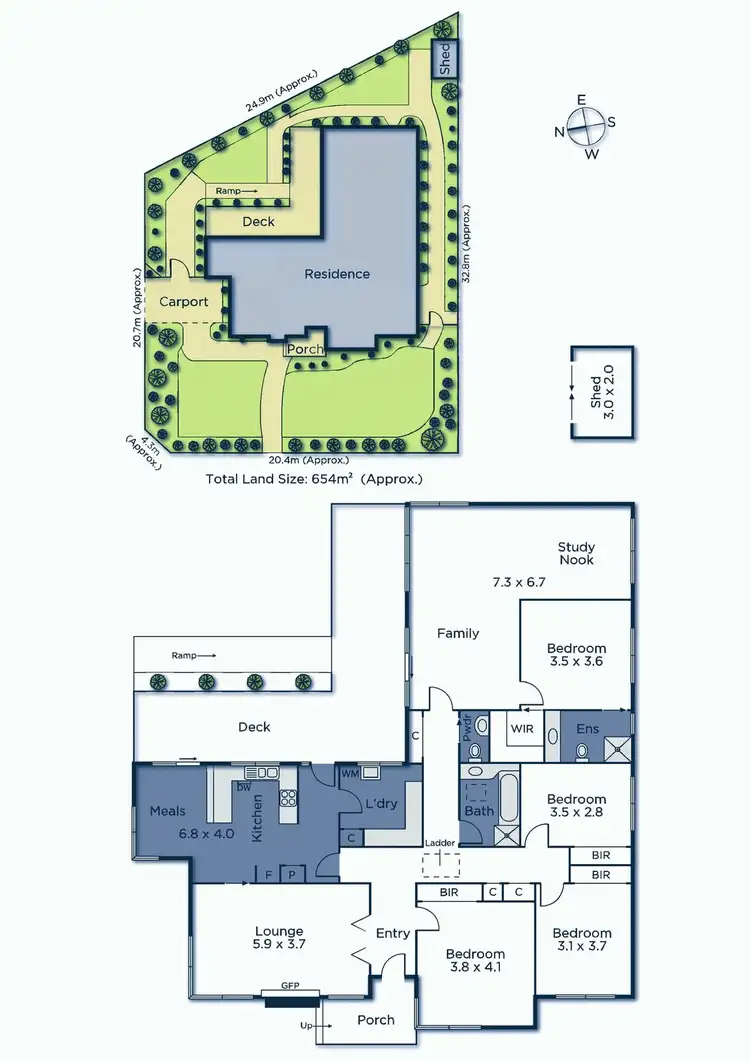Floorplan of Homely house listing, 37 Devon Drive, Blackburn North VIC 3130