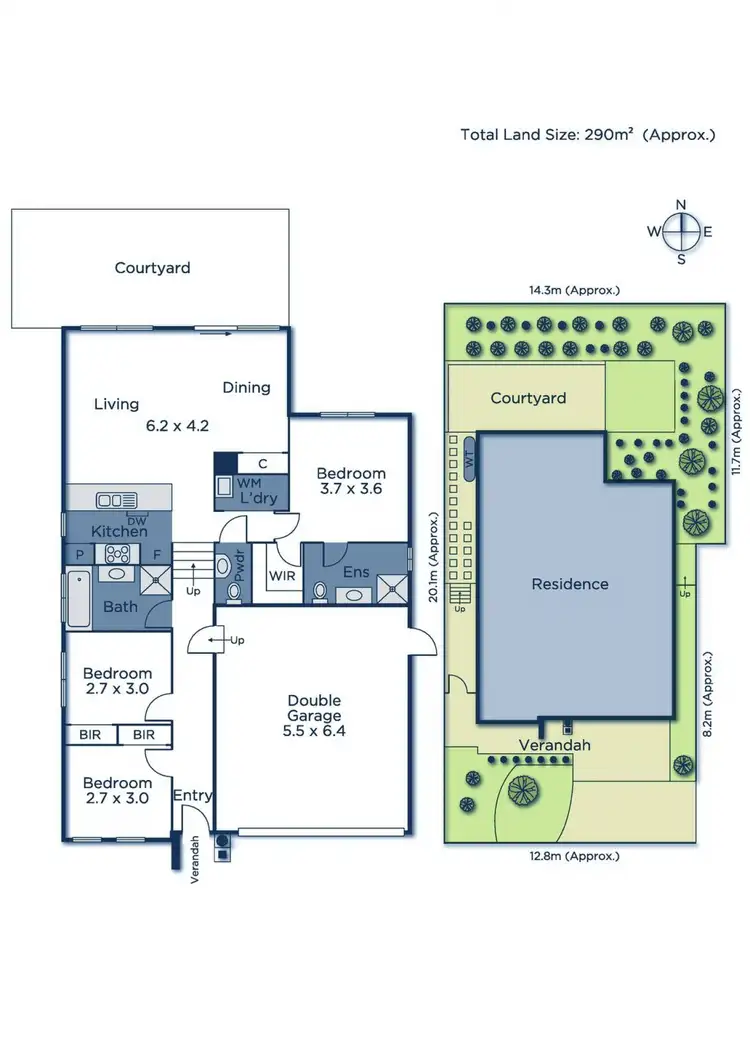 Floorplan of Homely unit listing, 24/12 Irvine Street, Mitcham VIC 3132