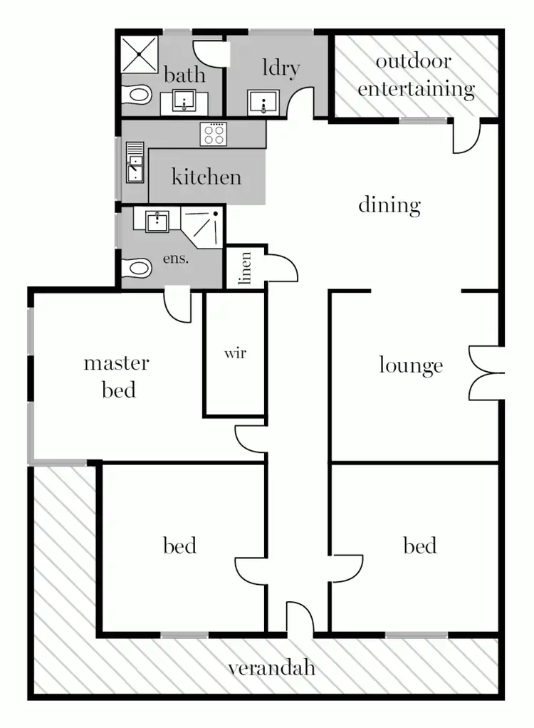 Floorplan of Homely house listing, 414 Armstrong Street South, Ballarat VIC 3350
