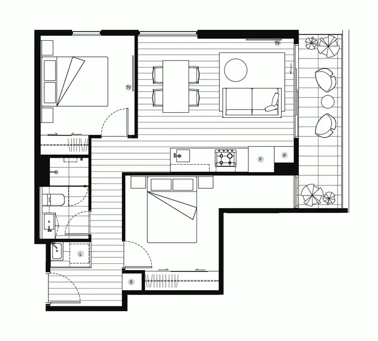 Floorplan of Homely apartment listing, 306/1a Finch Street, Malvern East VIC 3145