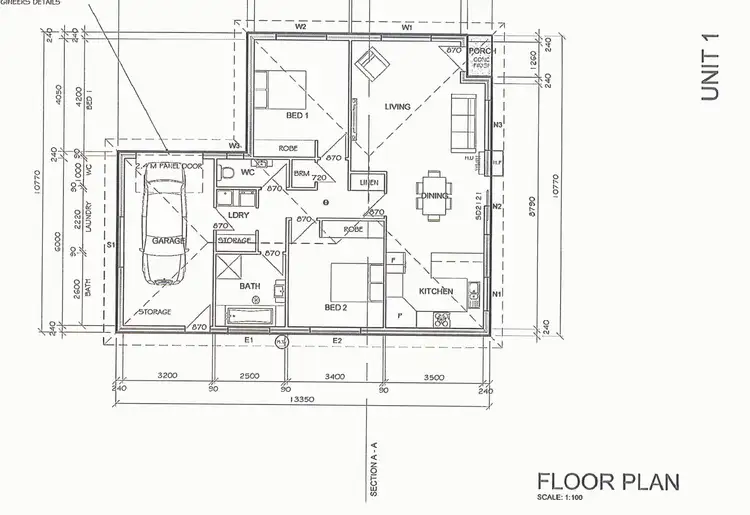 Floorplan of Homely townhouse listing, 1/192 Cambridge Street, West Launceston TAS 7250