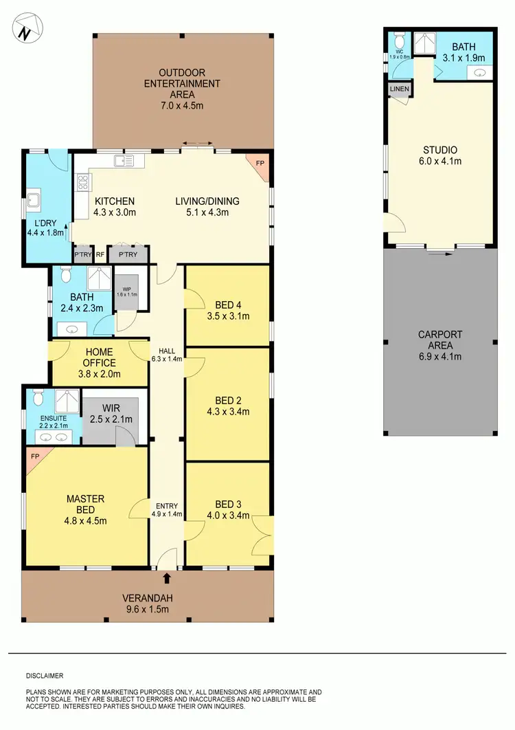 Floorplan of Homely house listing, 606 Urquhart Street, Ballarat Central VIC 3350