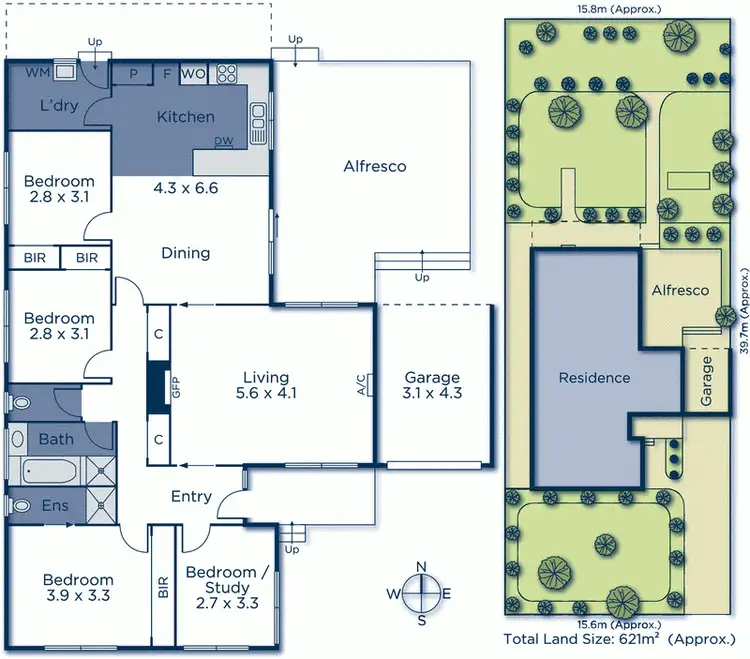 Floorplan of Homely house listing, 51 Sandy Street, Nunawading VIC 3131