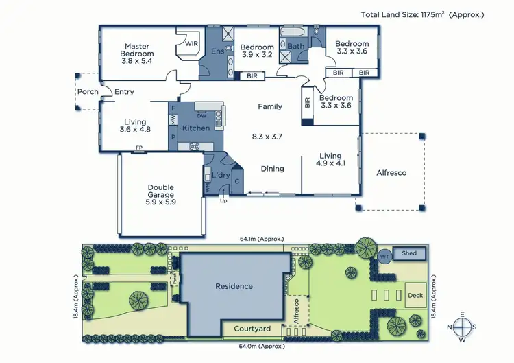 Floorplan of Homely house listing, 8 Haslemere Road, Mitcham VIC 3132