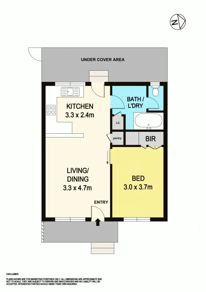 Floorplan of Homely unit listing, 3/5 Theobald Street, Wendouree VIC 3355