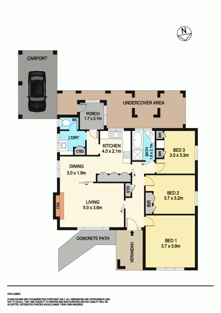 Floorplan of Homely house listing, 19 Linden Avenue, Wendouree VIC 3355