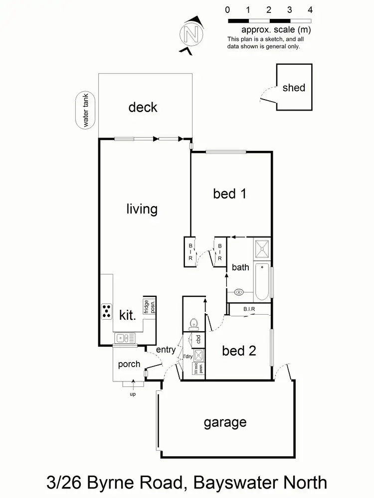Floorplan of Homely unit listing, 3/26 Byrne Road, Bayswater North VIC 3153