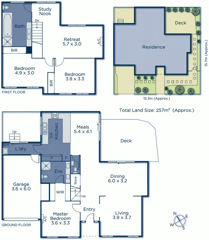 Floorplan of Homely townhouse listing, 2/40 Winbirra Parade, Ashwood VIC 3147