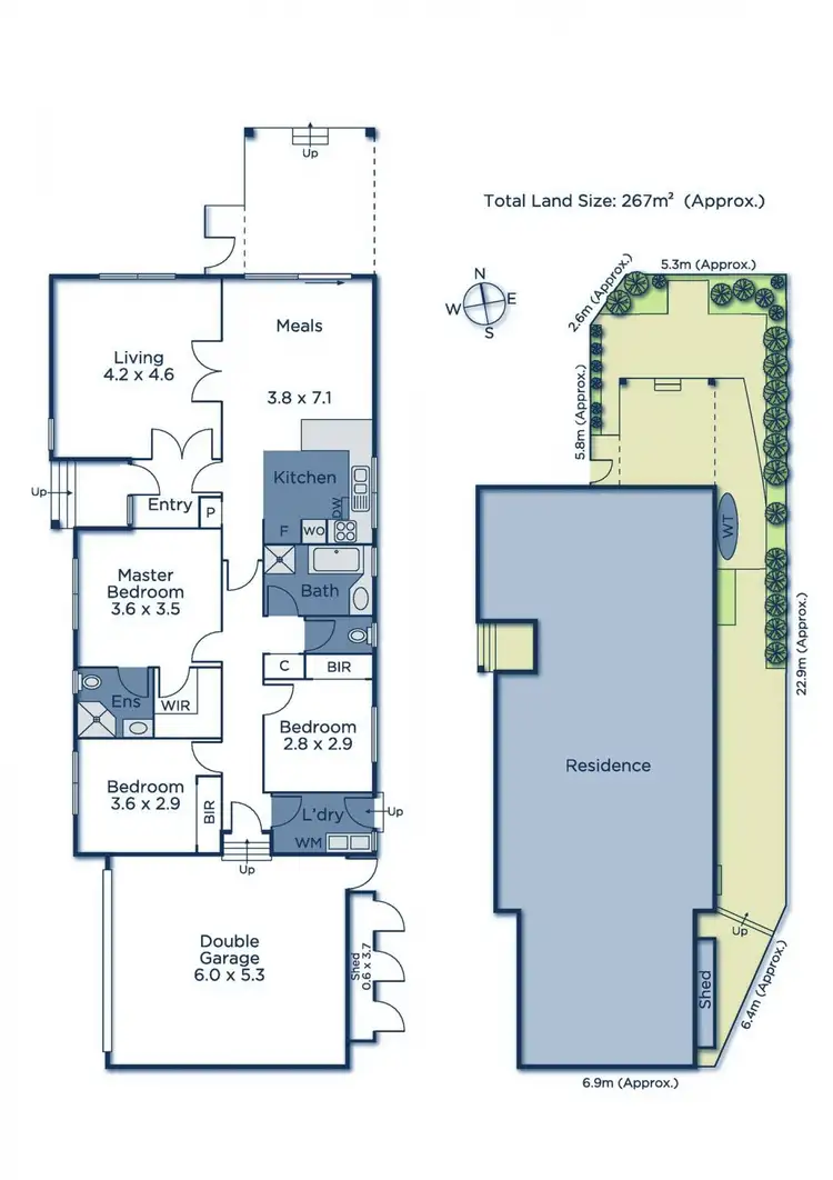 Floorplan of Homely unit listing, 1/2-4 Bellevue Avenue, Doncaster East VIC 3109
