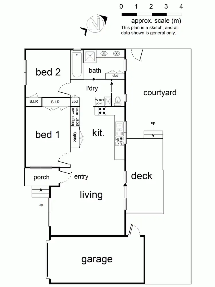 Floorplan of Homely unit listing, Address available on request