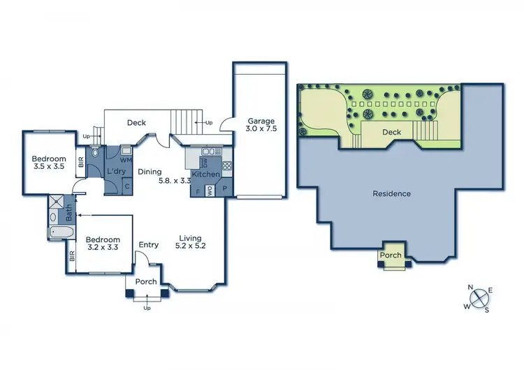 Floorplan of Homely unit listing, 2/77 Winfield Road, Balwyn North VIC 3104