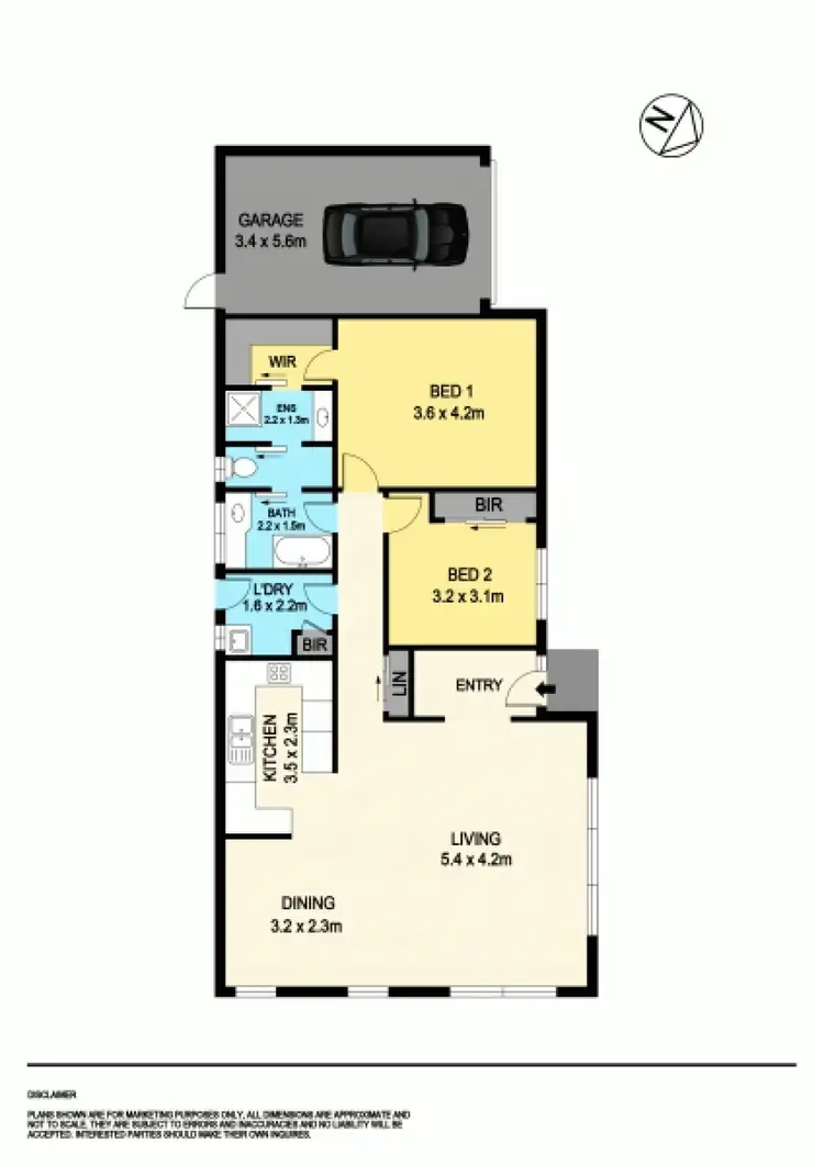 Floorplan of Homely townhouse listing, 1/212 Clayton Street, Ballarat VIC 3350