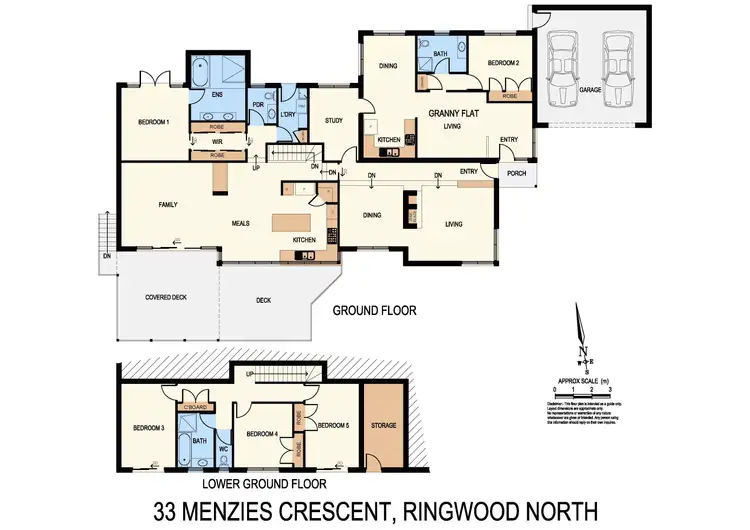 Floorplan of Homely house listing, 33 Menzies Crescent, Ringwood North VIC 3134