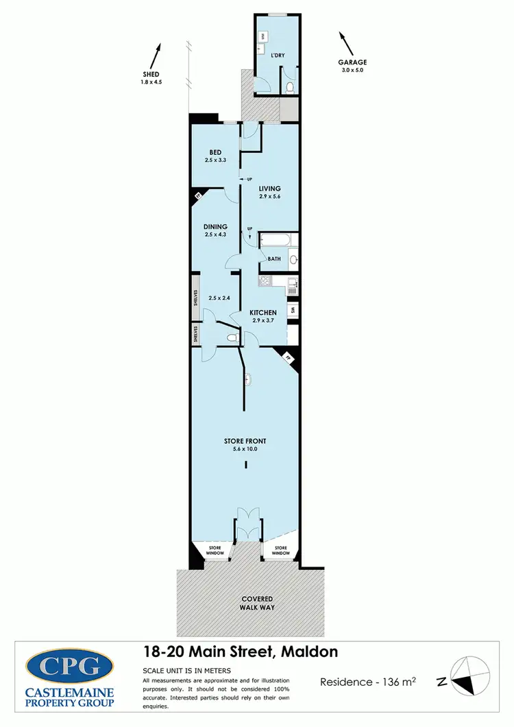 Floorplan of Homely house listing, 20 Main Street, Maldon VIC 3463