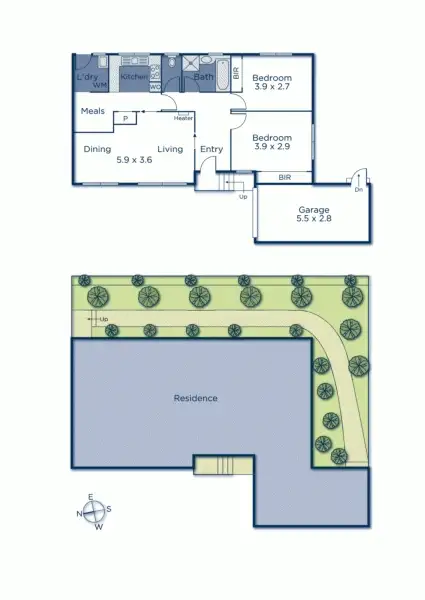 Floorplan of Homely unit listing, 4/34 - 36 Yerrin Street, Balwyn VIC 3103