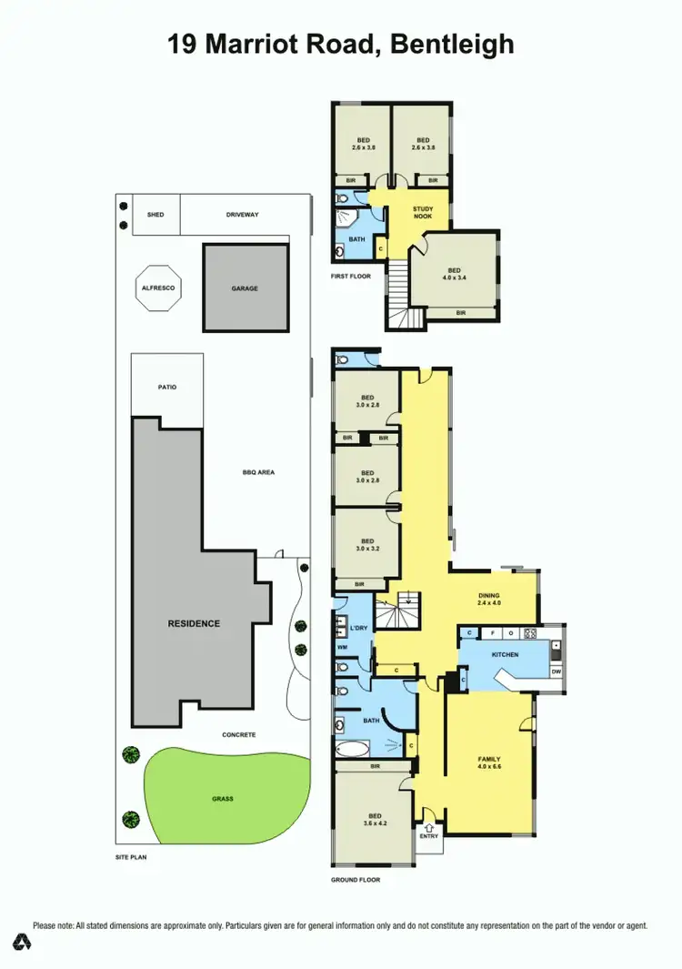 Floorplan of Homely house listing, 19 Marriot Road, Bentleigh VIC 3204