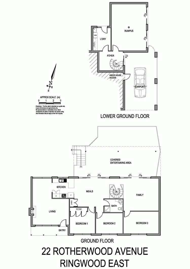 Floorplan of Homely house listing, 22 Rotherwood Avenue, Ringwood East VIC 3135
