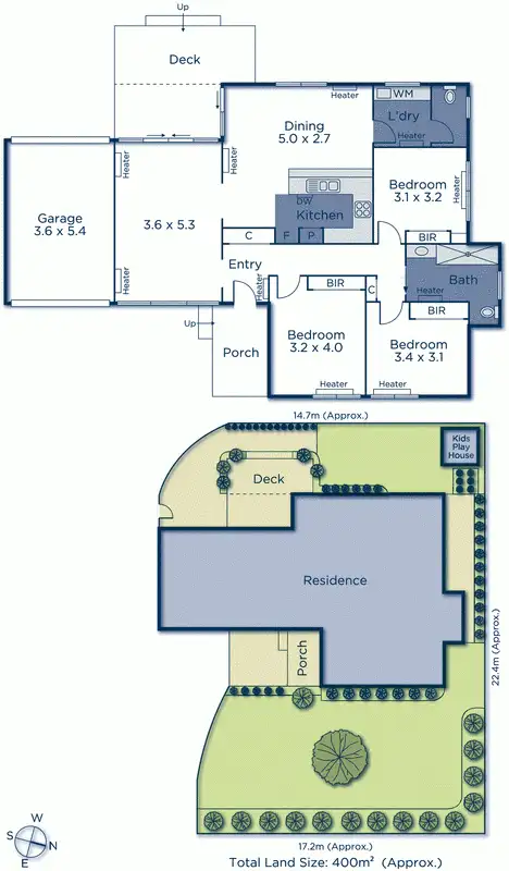 Floorplan of Homely unit listing, 1/28 Halls Parade, Mitcham VIC 3132