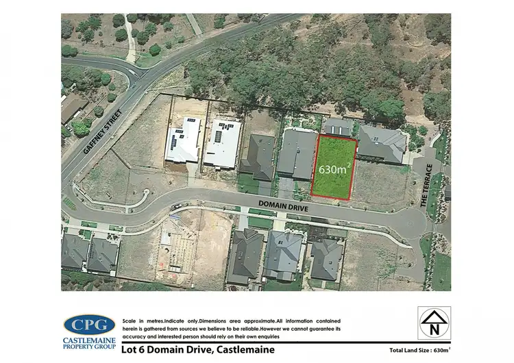 Floorplan of Homely land listing, 13 Domain Drive, Castlemaine VIC 3450