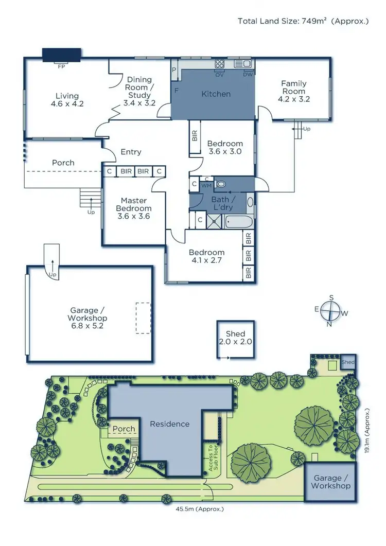Floorplan of Homely house listing, 10 Austin Street, Mitcham VIC 3132
