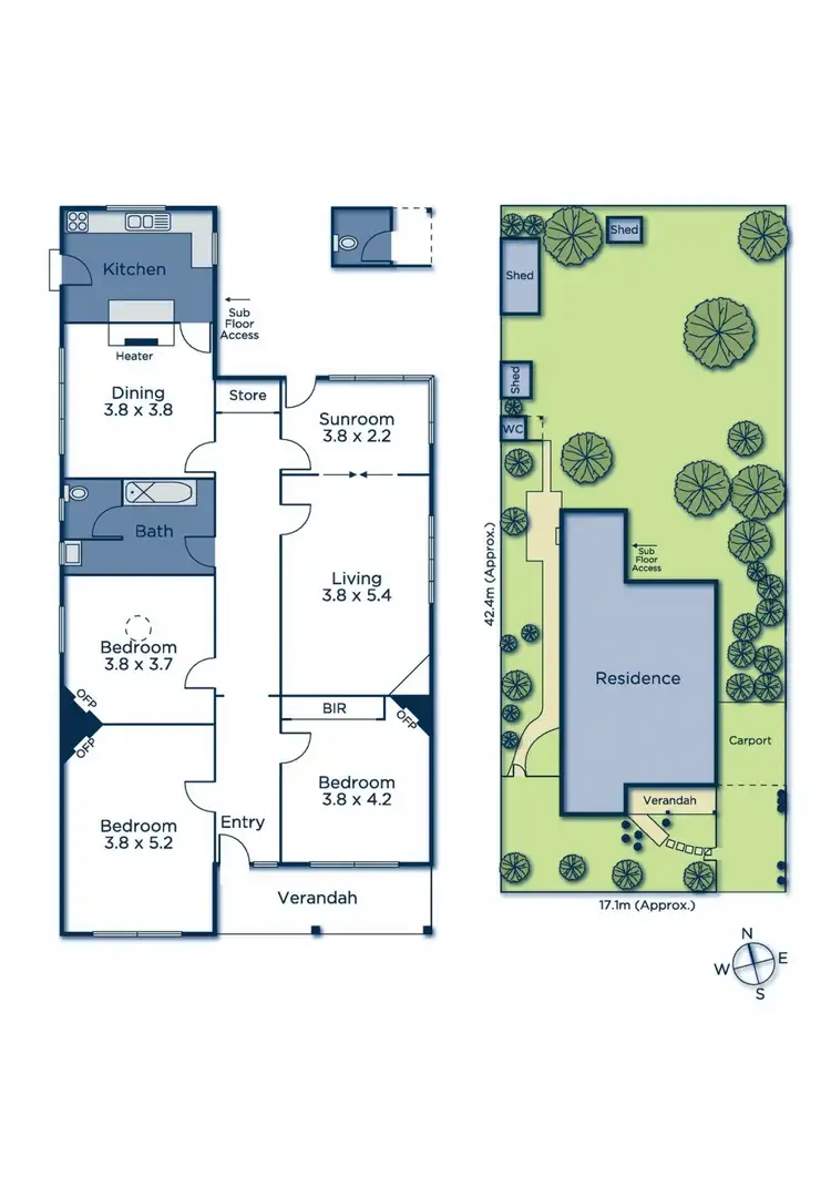 Floorplan of Homely house listing, 101 Prospect Hill Road, Camberwell VIC 3124