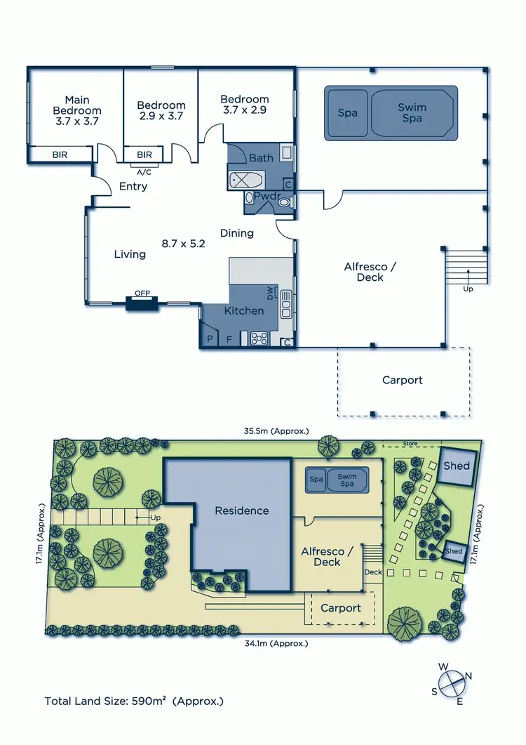 Floorplan of Homely house listing, 10 Goold Street, Burwood VIC 3125