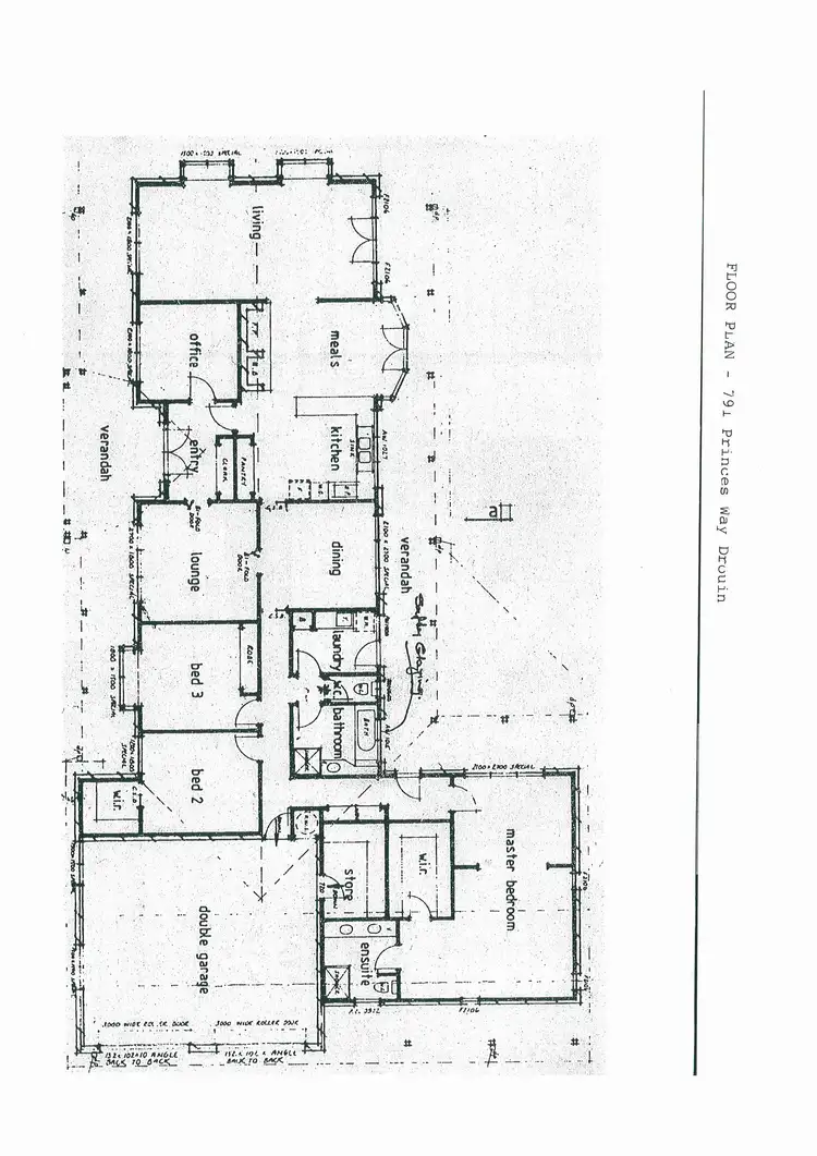 Floorplan of Homely house listing, 791 Princes Way, Drouin VIC 3818