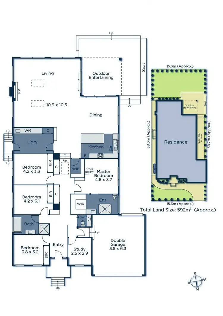 Floorplan of Homely house listing, 8 Brae Grove, Nunawading VIC 3131