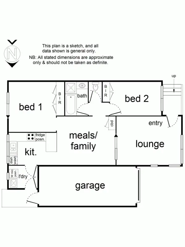 Floorplan of Homely unit listing, Address available on request
