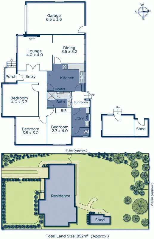 Floorplan of Homely house listing, 13 O'Hara Street, Blackburn VIC 3130