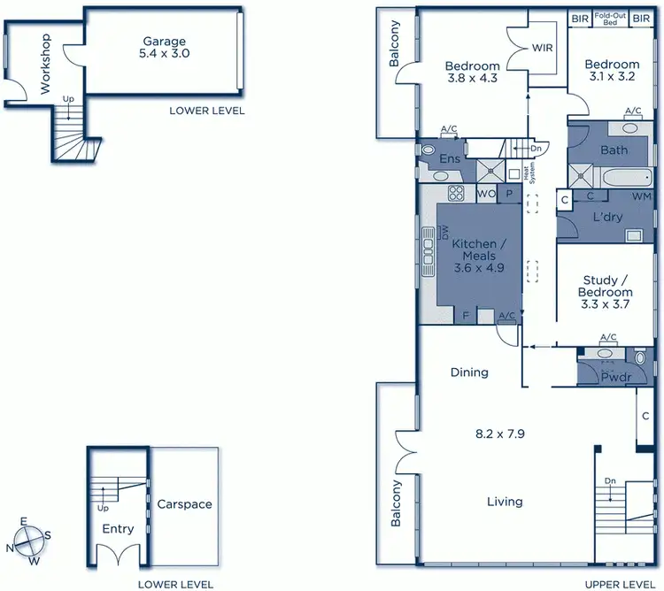 Floorplan of Homely apartment listing, 2/50 Belford Road, Kew East VIC 3102