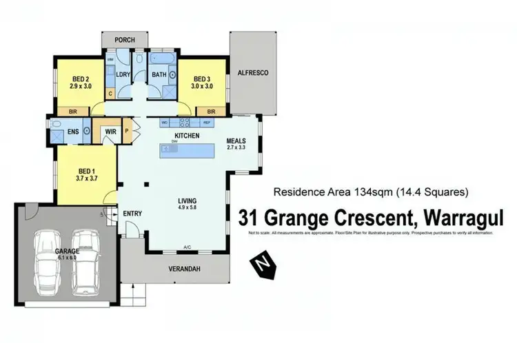 Floorplan of Homely house listing, 31 Grange Crescent, Warragul VIC 3820