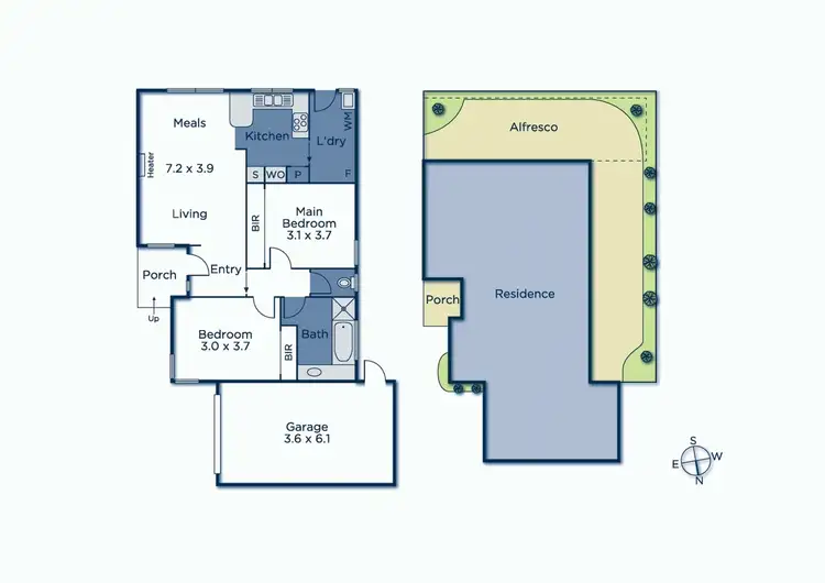 Floorplan of Homely unit listing, 3/876 Doncaster Road, Doncaster East VIC 3109