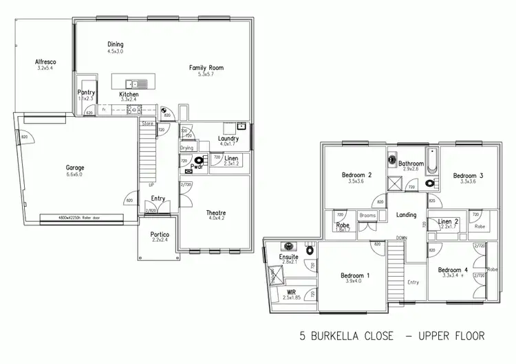 Floorplan of Homely house listing, 5 Burkella Close, Mount Clear VIC 3350