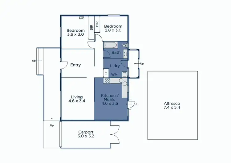 Floorplan of Homely house listing, 27 Malua Road, Ferntree Gully VIC 3156