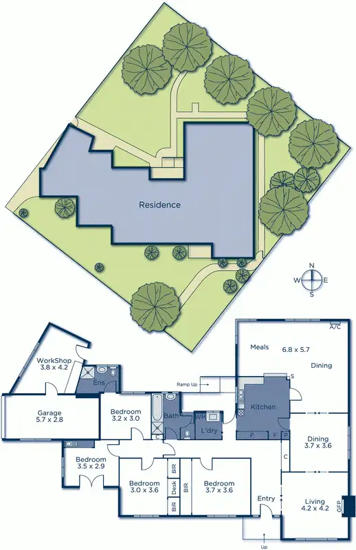 Floorplan of Homely house listing, 75 Laburnum Street, Blackburn VIC 3130