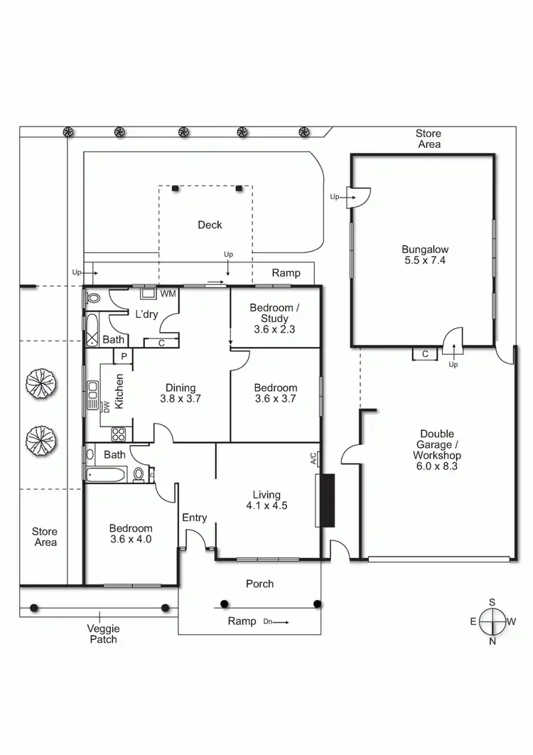 Floorplan of Homely house listing, 86 Kellett Street, Northcote VIC 3070