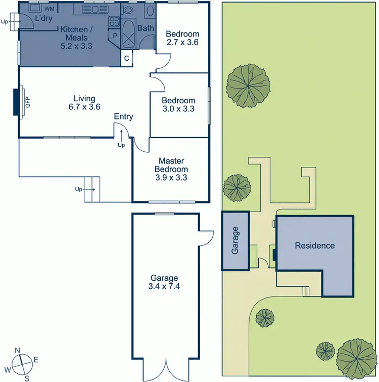 Floorplan of Homely house listing, 23 Ronald Road, Croydon VIC 3136