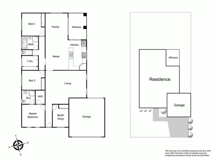 Floorplan of Homely house listing, 13 Kingsbarn Court, Cranbourne VIC 3977