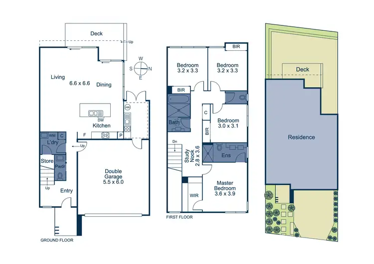 Floorplan of Homely townhouse listing, 11 Burn Nar Look Drive, Burwood VIC 3125