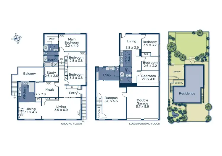 Floorplan of Homely house listing, 24 Snow Gum Road, Doncaster East VIC 3109